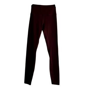 Lululemon Align High Rise Leggings 25' size 4 Burgundy